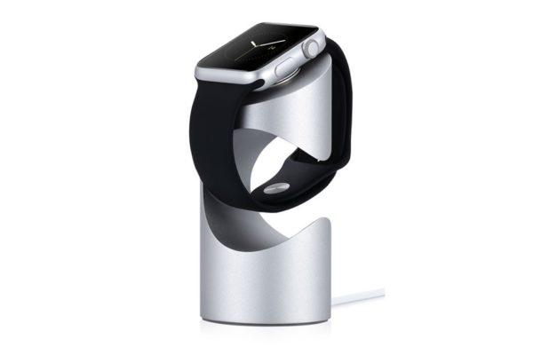 Hliníkový nabíjecí stojánek pro Apple Watch - Just Mobile, TimeStand Silver