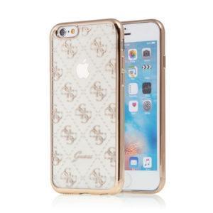 Guess TPU pouzdro Apple iPhone 6/6S zlaté GUHCPTR4GG