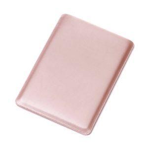Pouzdro / obal SOYAN pro Apple Macbook Air 13" / Pro 13" - s kapsou - umělá kůže - růžové Rose Gold