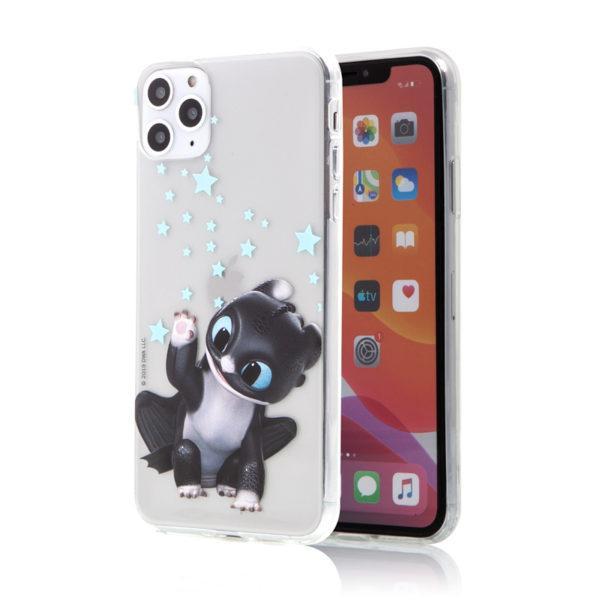 Jak vycvičit draka - kryt pro Apple iPhone 11 Pro Max - gumový - průhledný - dračí mládě; DWPCDRAGON7997