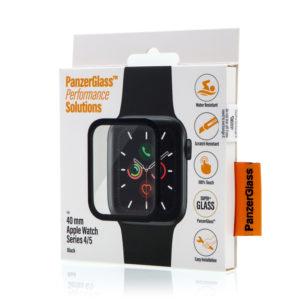 Tvrzené sklo (Tempered Glass) PANZERGLASS Premium pro Apple Watch 40mm Series 4 / 5 - 3D okraj - celolepené