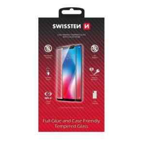 tvrzene sklo tempered glass swissten case friendly pro apple iphone 16 pro 2 5d cerny ramecek